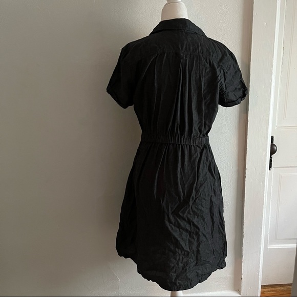 Brooklyn Industries black shirt dress shirt sleeved size medium - Picture 4 of 8